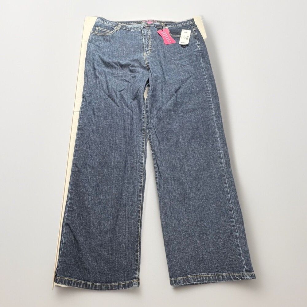 Liz & Me Signature Perfect Fit Jeans‎ Womens 18W Medium Wash NWT